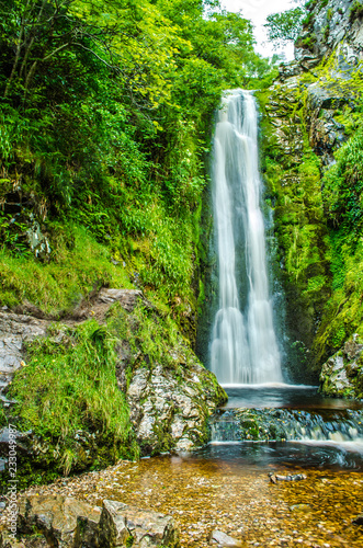 Fototapeta Naklejka Na Ścianę i Meble -  Glenevin Waterfall in Clonmany, County Donegal, Ireland