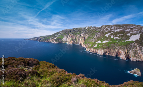 Slieve League cliffs (Sliabh Liag Cliffs) are among the highest sea cliffs in Europe. situated on the south west coast of County Donegal, Ireland