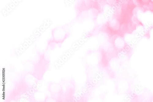 Blurred light pink gradient bokeh abstract background