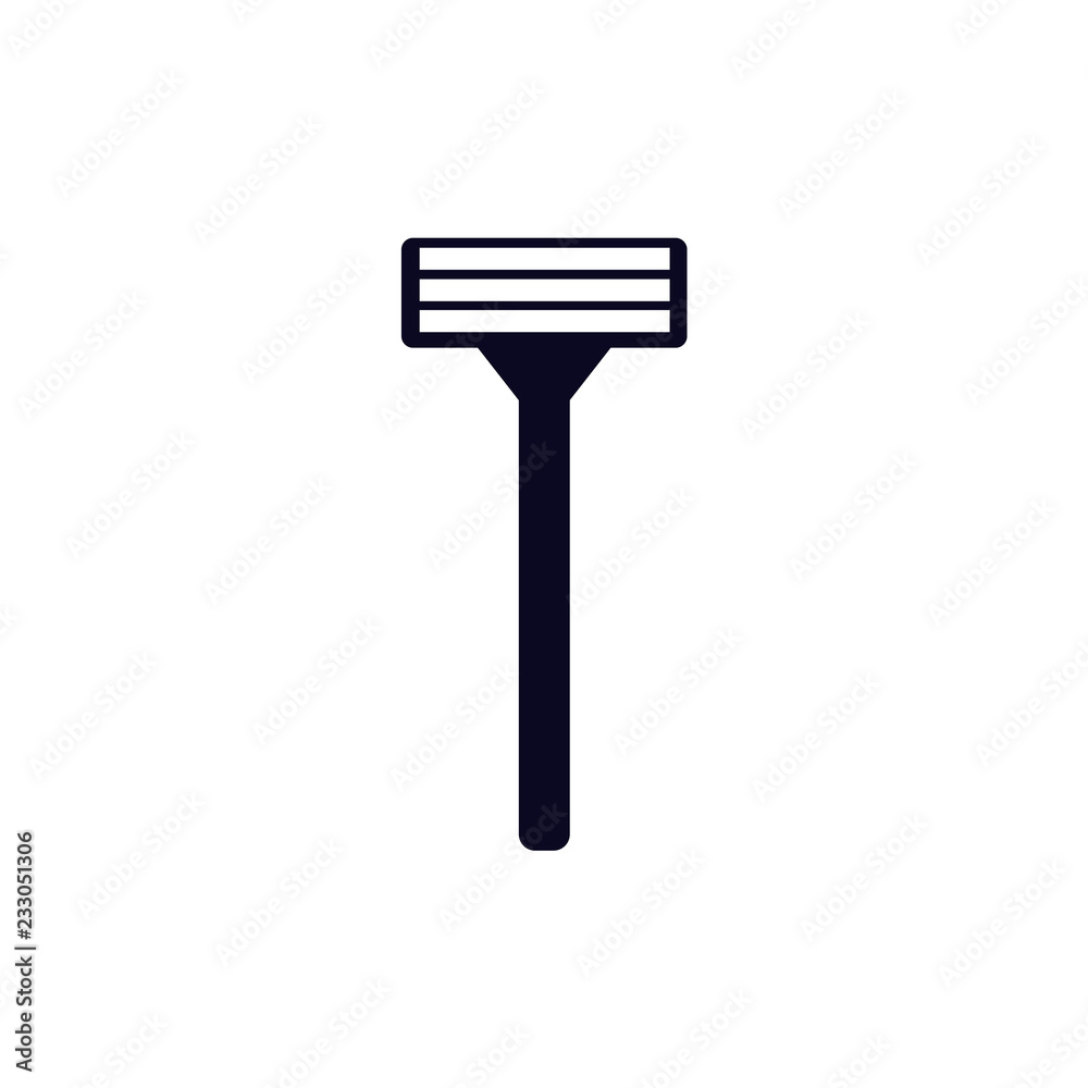 disposable shaving razor icon. vector illustration disposable shaving razor icon. vector illustration