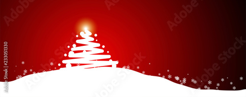 albero di natale, cartolina di natale, albero, natale