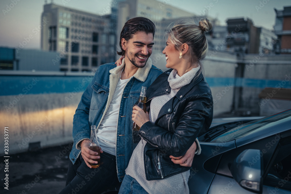Fototapeta premium Rooftop date