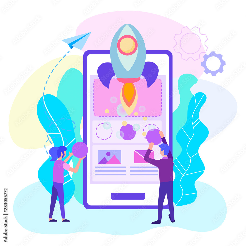 Creation of a mobile online project Creation of a mobile online project