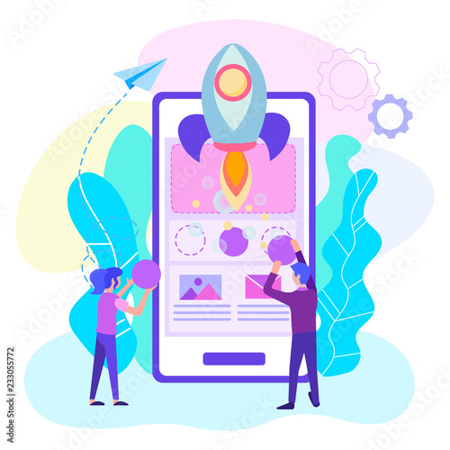 Creation of a mobile online project