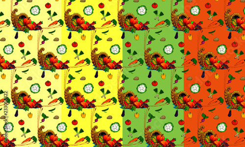 Vegetable pattern