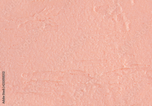 Soft gentle wild berry cream texture. Top view.