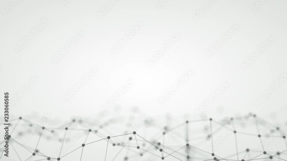 Lower Thirds Particles Atomic Waves Abstract Seamless Loop Animation in 4K