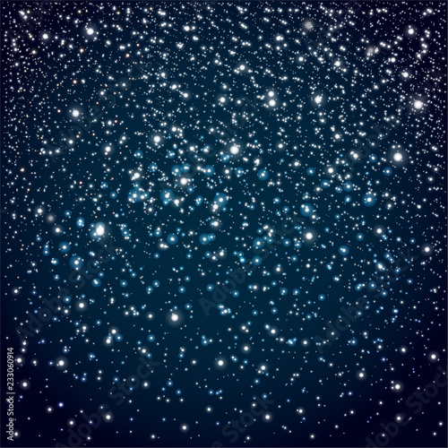 Background with Starry night sky