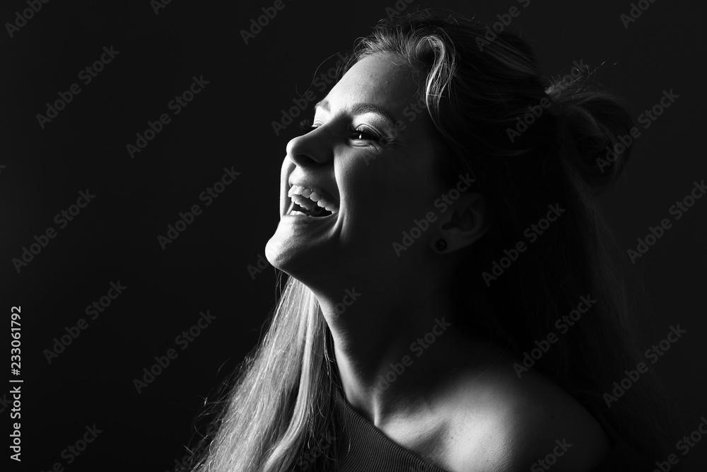 Portrait of a caucasian woman Portrait of a caucasian woman