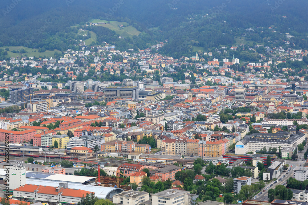 Innsbruck aerial view
