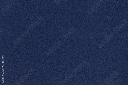 texture of blue leatherette, macro