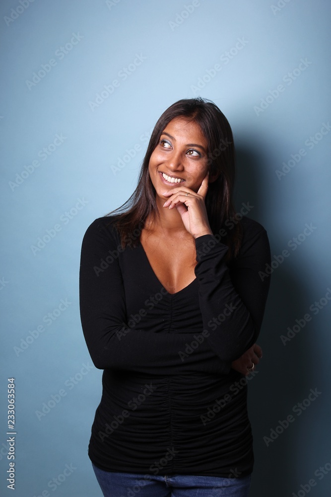 Portrait of a mixed race woman Portrait of a mixed race woman