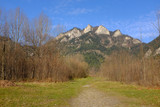Pieniny mountains, the peak called the three crowns.