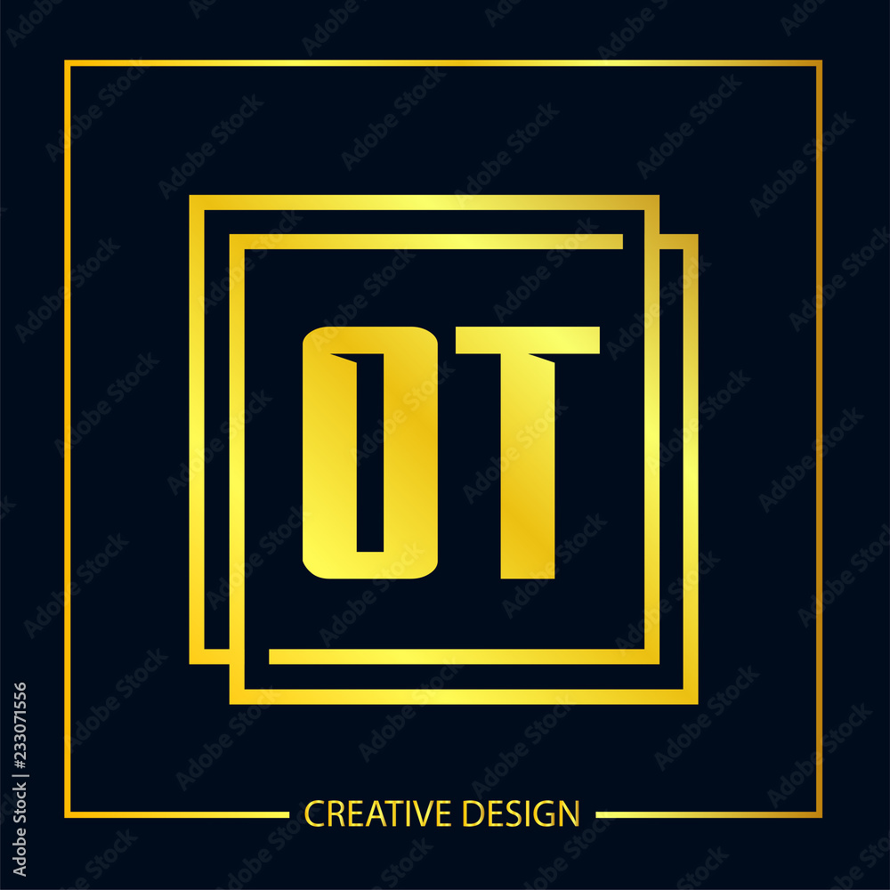 Initial Letter OT Logo template design Initial Letter OT Logo template design