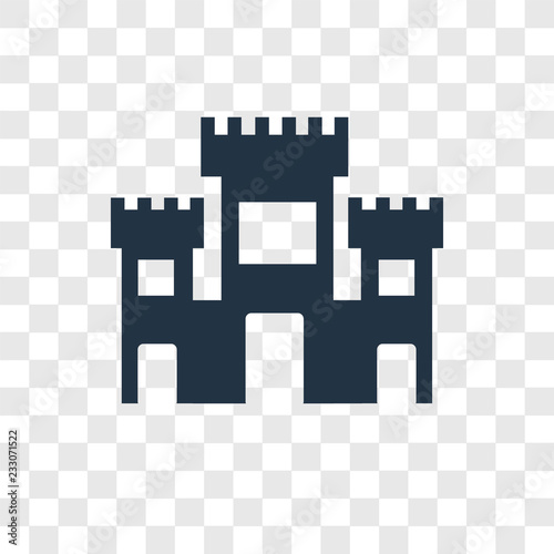 Solomon Temple In Jerusalem vector icon isolated on transparent background, Solomon Temple In Jerusalem transparency logo design