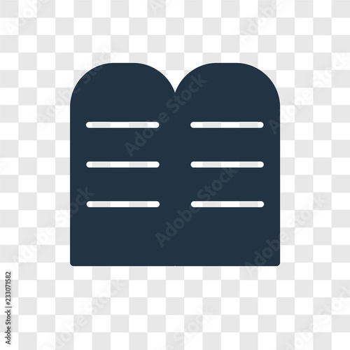 Halakha vector icon isolated on transparent background, Halakha transparency logo design