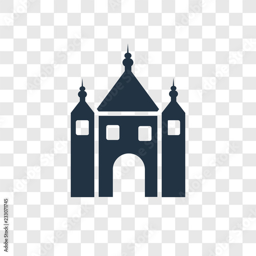 Synagogue vector icon isolated on transparent background, Synagogue transparency logo design
