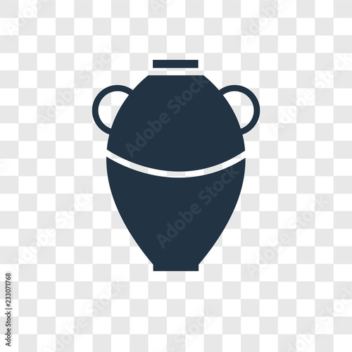 Manna Jar vector icon isolated on transparent background, Manna Jar transparency logo design