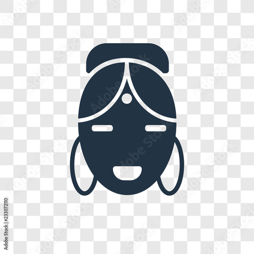 Hindu vector icon isolated on transparent background, Hindu transparency logo design