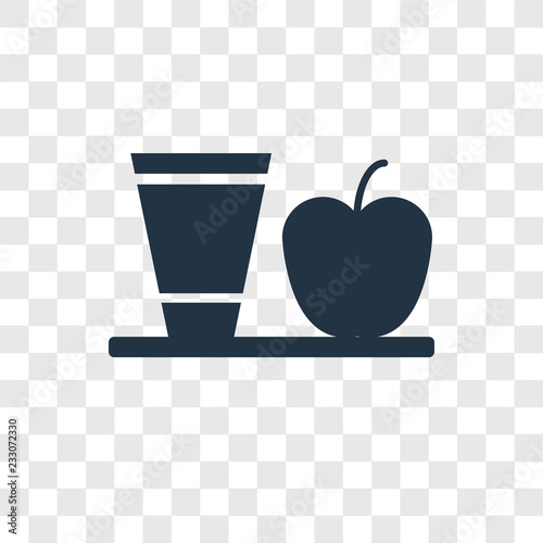 Diet vector icon isolated on transparent background, Diet transparency logo design