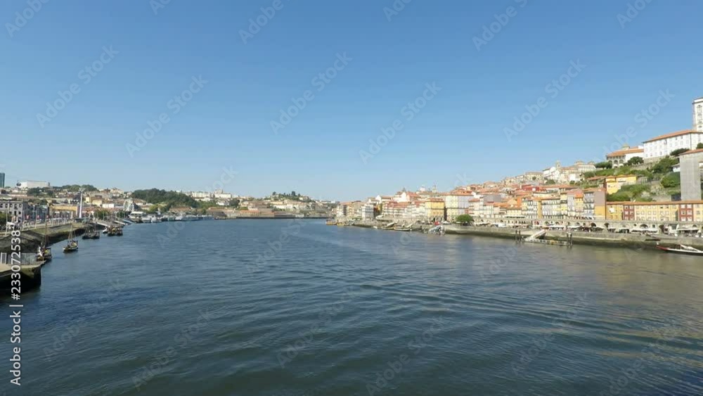 douro river in porto on a sunny day douro river in porto on a sunny day