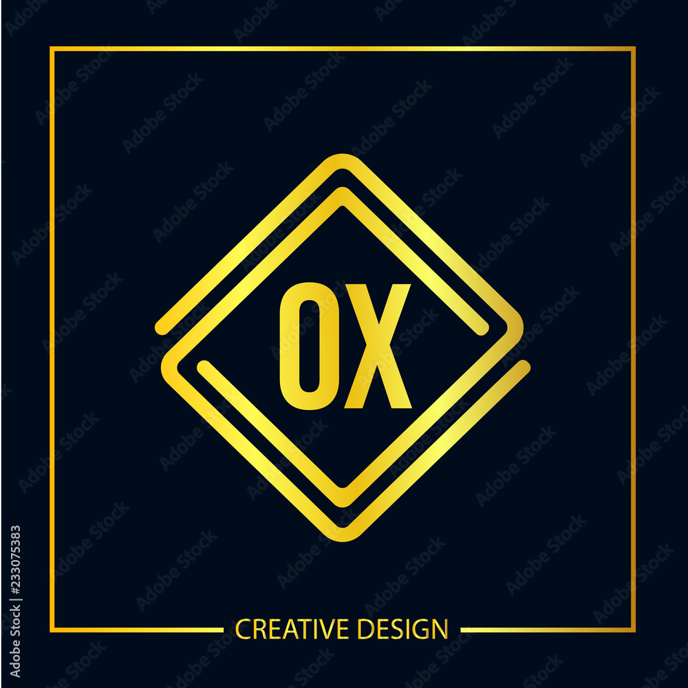Initial Letter OX Logo template design Initial Letter OX Logo template design