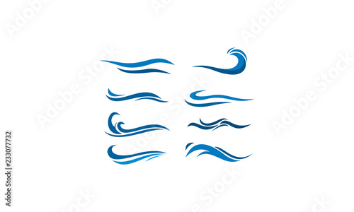 Wallpaper Mural package template water wave Torontodigital.ca