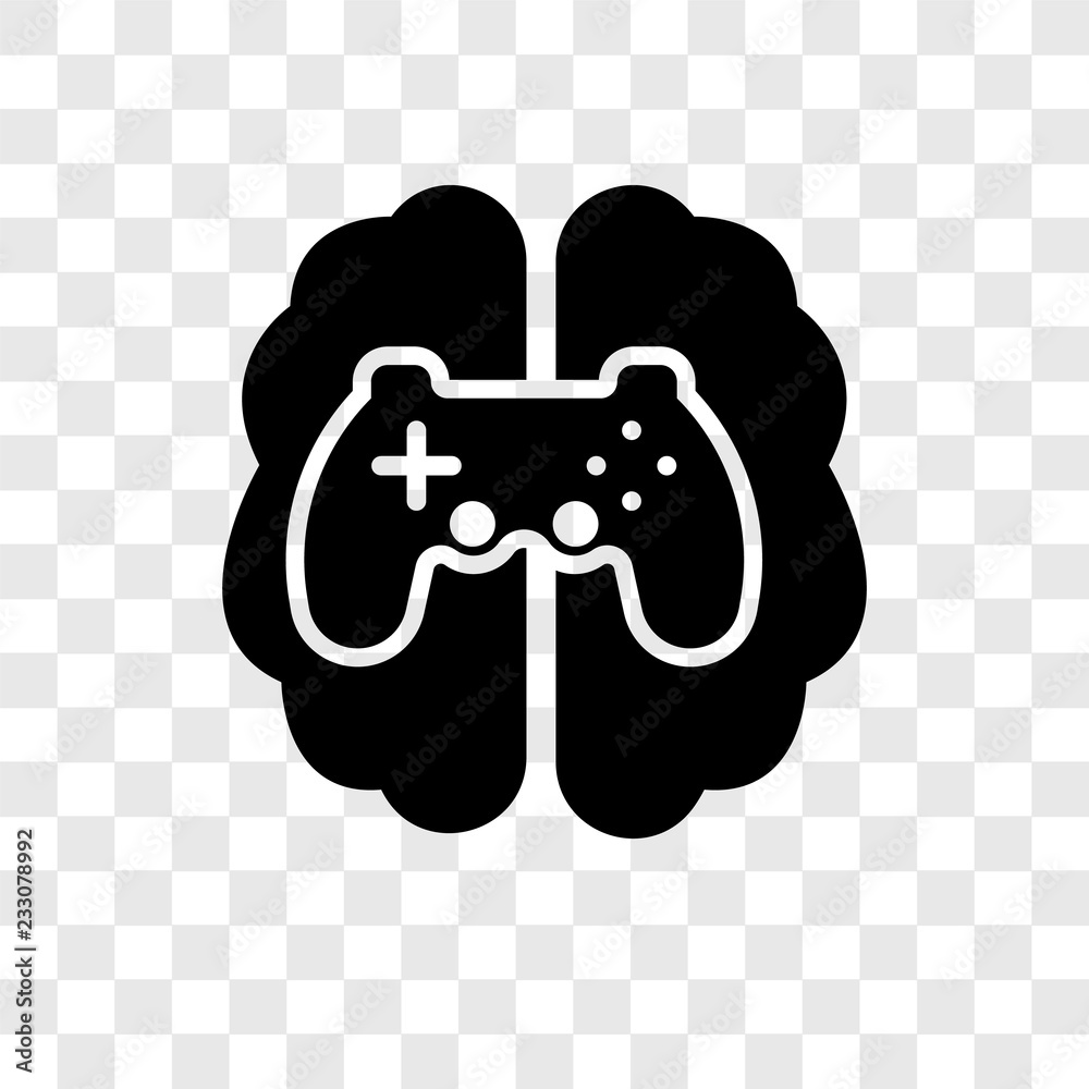 Gaming vector icon isolated on transparent background, Gaming transparency  logo design Stock Vector | Adobe Stock