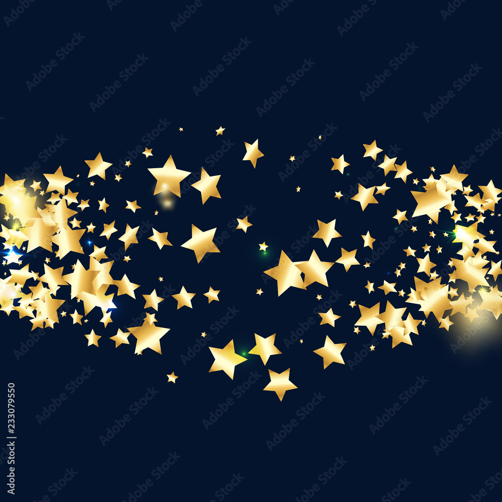 Star falling confetti background. Star falling confetti background.