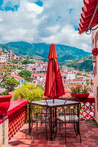 Famous restaurant in the beautiful touristic magic town of Taxco