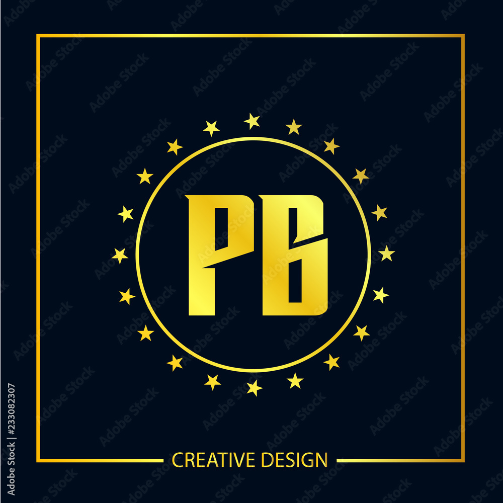 Initial Letter PB Logo Template Vector Design Initial Letter PB Logo Template Vector Design