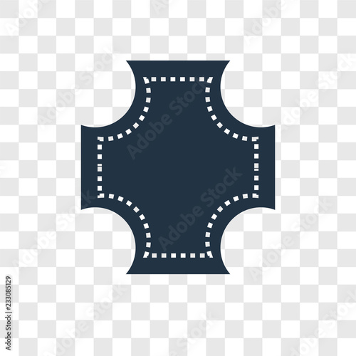 Fabric vector icon isolated on transparent background, Fabric transparency logo design