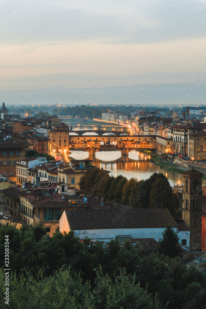 Ponte Vecchio from Piazzale Michelangelo, Firenze