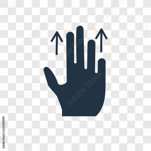 Drag vector icon isolated on transparent background, Drag transparency logo design