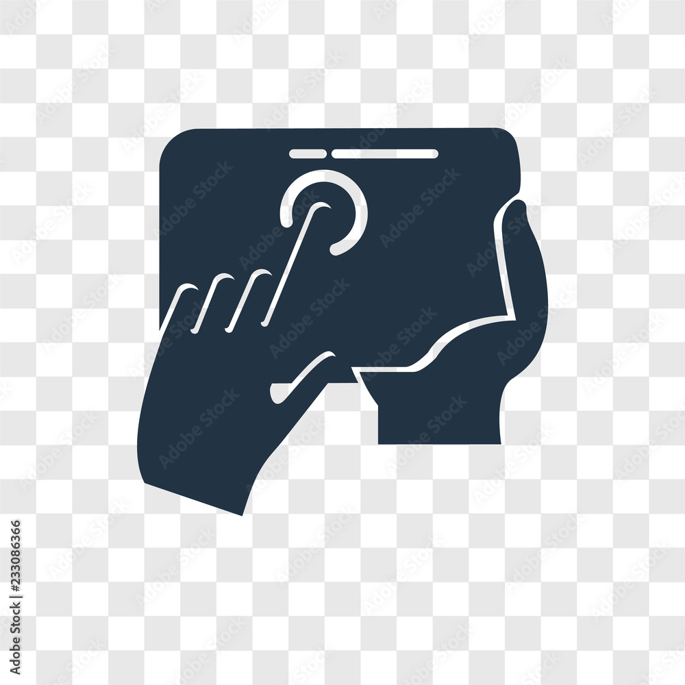 Tablet vector icon isolated on transparent background, Tablet transparency logo design Tablet vector icon isolated on transparent background, Tablet transparency logo design