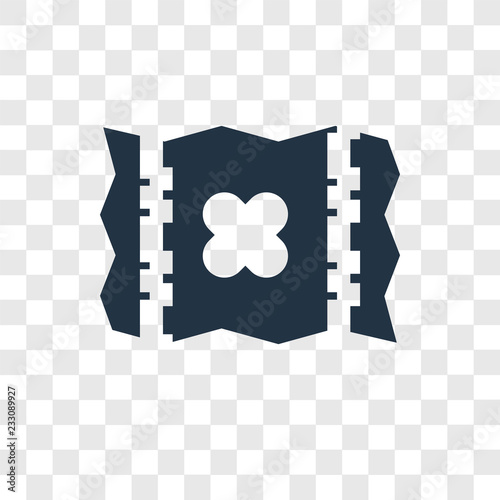 Map vector icon isolated on transparent background, Map transparency logo design