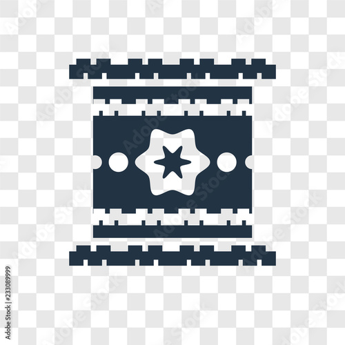 Egypt vector icon isolated on transparent background, Egypt transparency logo design