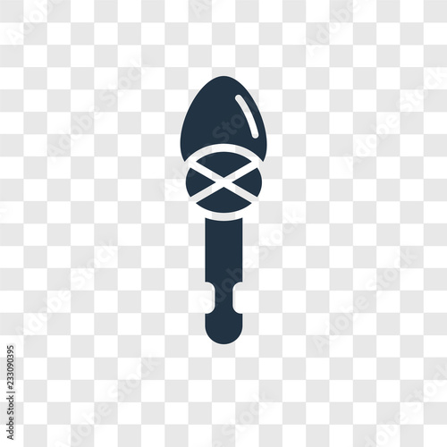 Ancient weapon vector icon isolated on transparent background, Ancient weapon transparency logo design