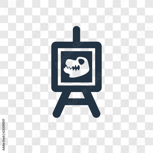 Poster vector icon isolated on transparent background, Poster transparency logo design