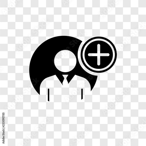 Follow vector icon isolated on transparent background, Follow transparency logo design