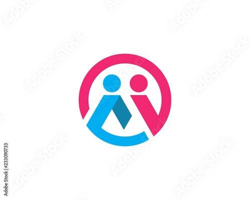 community care Logo template