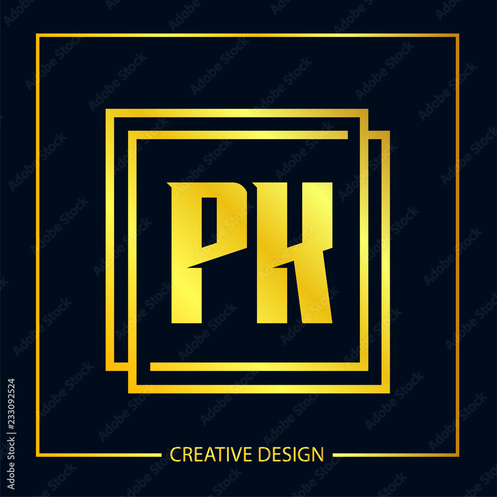 Initial Letter PK Logo Template Vector Design Initial Letter PK Logo Template Vector Design