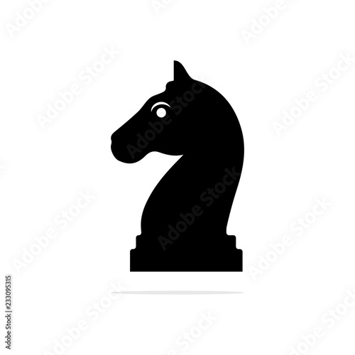 Horse Chess icon. Vector concept illustration for design.