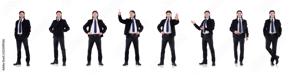 Young businessman isolated on white Young businessman isolated on white