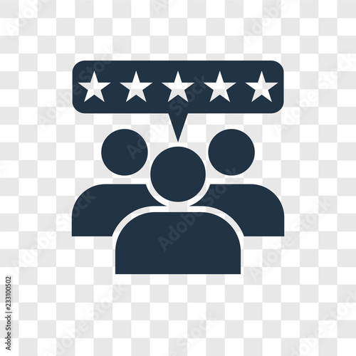 Feedback vector icon isolated on transparent background, Feedback transparency logo design