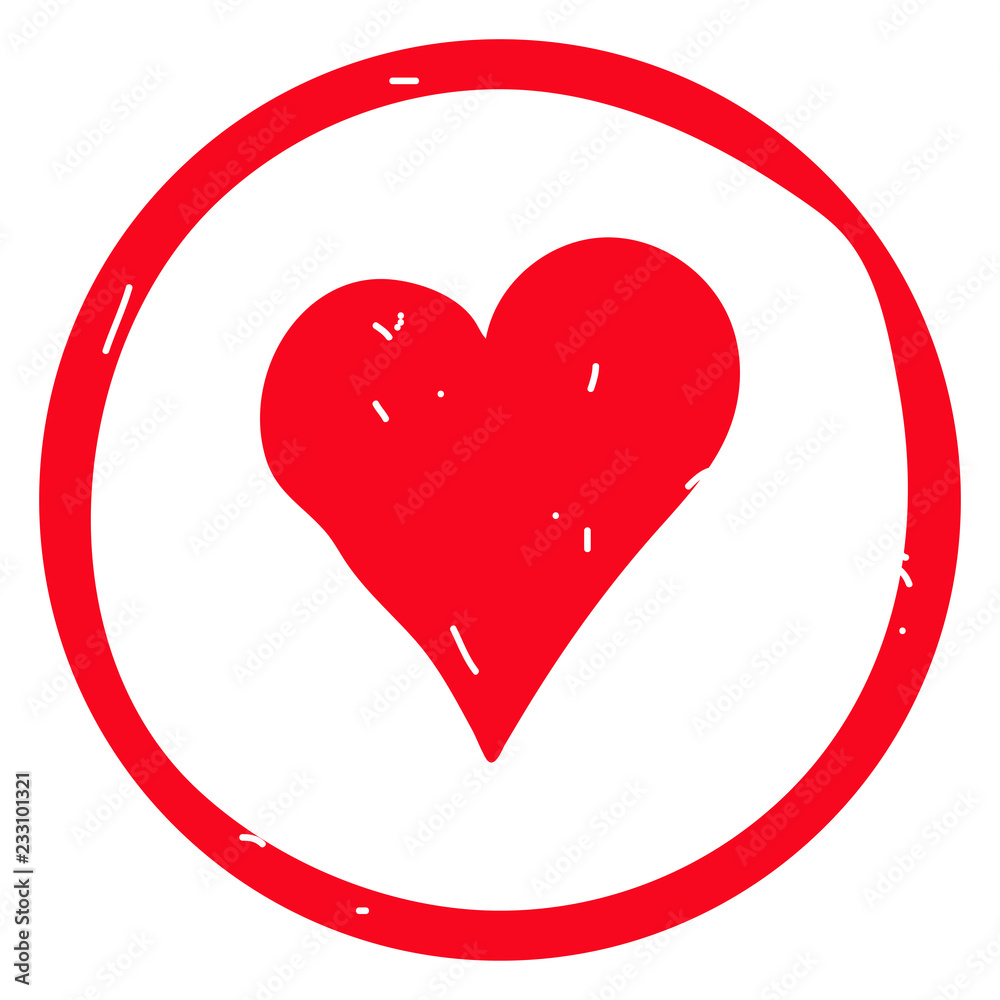Heart icon. Vector illustration on white background Heart icon. Vector illustration on white background