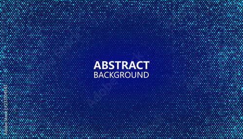 The abstract halftone background consists of different dots.
