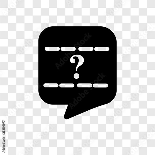 Customer service vector icon isolated on transparent background, Customer service transparency logo design