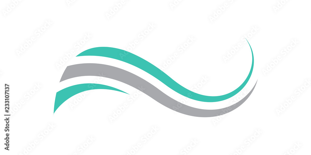 Fototapeta premium abstract wave vector