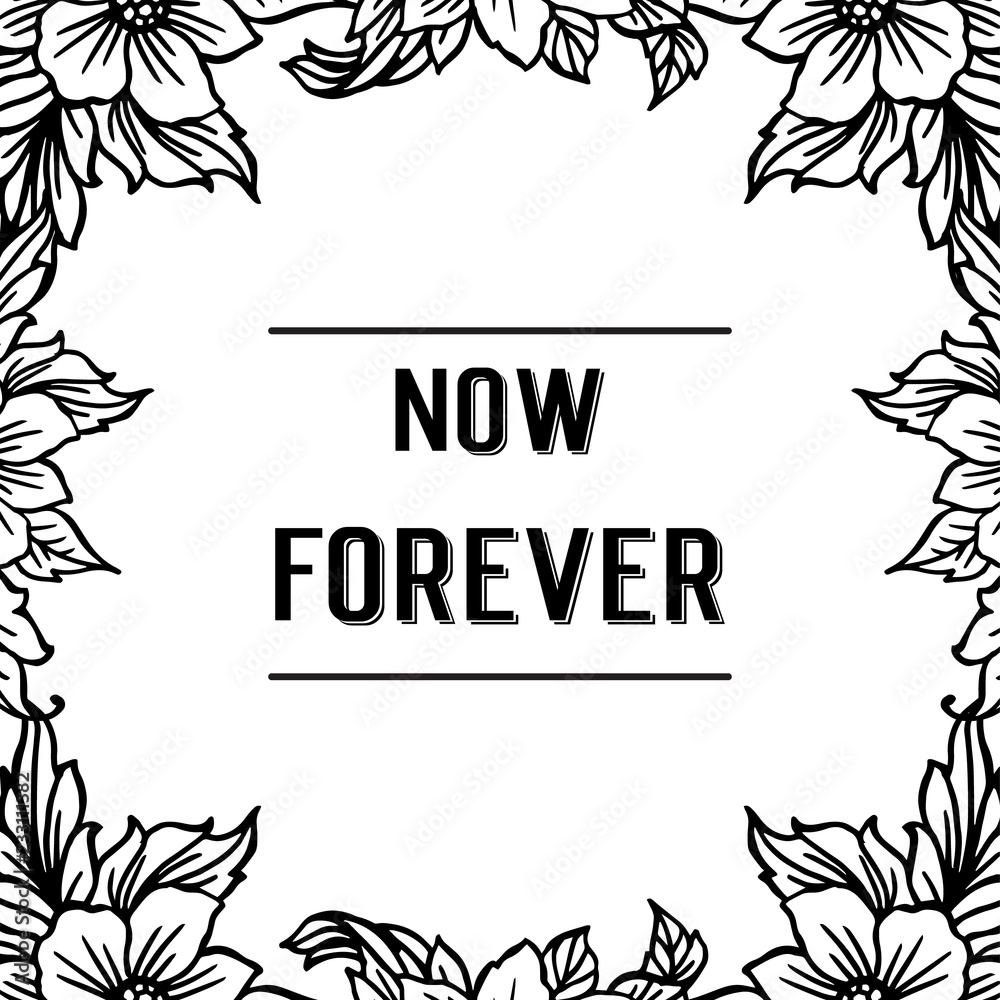 Spring floral frame for your design card vector Spring floral frame for your design card vector
